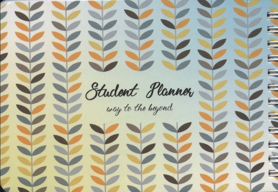 تصویر  دفترچه یادداشت student planner (کد 501)،(سیمی)